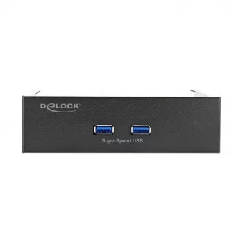 Priekinis skydelis DeLOCK 5.25 colio 2 x USB 5 Gbps Type-A prievadai