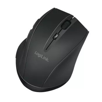 Logilink belaidė pelė BT5.0, ergonomiška, juoda