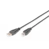 Digitus ASSMANN USB laidas - USB A (4 kontaktų, vyriškas) - USB B (4 kontaktų, vyriškas) - 50 cm (USB 2.0) - Juodas (AK-300105-005-S)