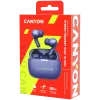 Canyon CNS-TWS10PL Ausinės ir ausinių rinkinys Tikras belaidis stereogarsas (TWS) Į ausį Skambučiai/muzika/sportas/kasdienis naudojimas USB Type-C Bluetooth Violetinė (CNS-TWS10PL)