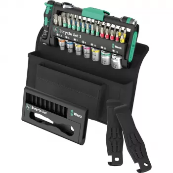 Įrankių rinkinys Wera Bicycle Set 3, 41 detalė – dviračio priežiūrai ir remontui