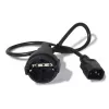 APC AP9880 maitinimo laidas juodas 0,6 m C14 mova CEE7/7