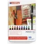 Feltinis rašiklis Edding 1300 colourpen juoda, mėlyna, ruda, žalia, oranžinė, rožinė, violetinė, raudona, geltona 10 vnt.
