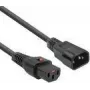 ACT maitinimo laidas su fiksavimu C13 – C14 juodas 3 m PC1022 230V 10A