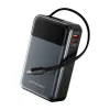 Nešiojamas powerbankas Vention FHYB0 20000mAh 65W, 2× USB-C, 1× USB-A, juodas