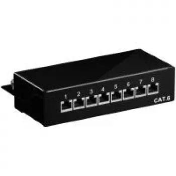 Goobay 96105 19 colių 1U pataisų skydelis Cat6 tinklams