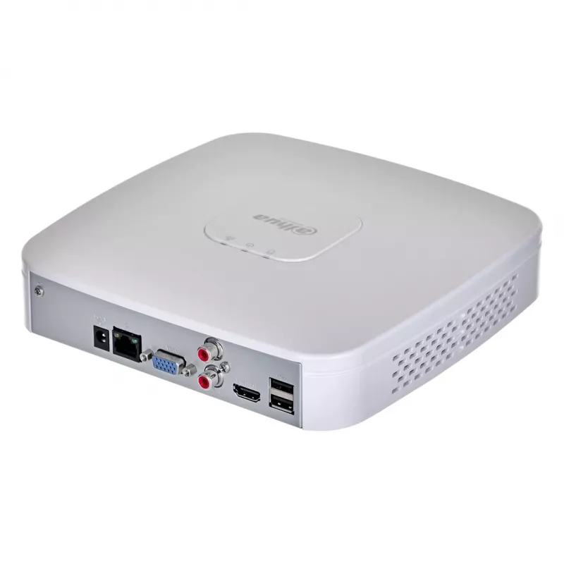 Tinklinis vaizdo įrašytuvas DAHUA NVR2108-I2 – 8 kanalų NVR, 4096×2400 maks., SATA III iki 10 TB, 1U balta
