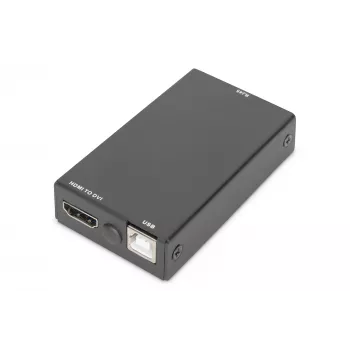 Digitus DVI adapteris modulinėms KVM konsolėms RJ45 į DVI juodas 1080p