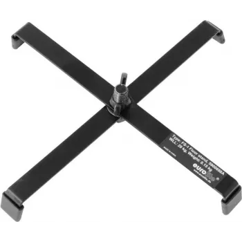 Grindinis stovas EUROLITE FS-3 Steel Black – reguliuojamas plieninis stovas apšvietimo įrangai