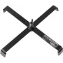 Grindinis stovas EUROLITE FS-3 Steel Black – reguliuojamas plieninis stovas apšvietimo įrangai