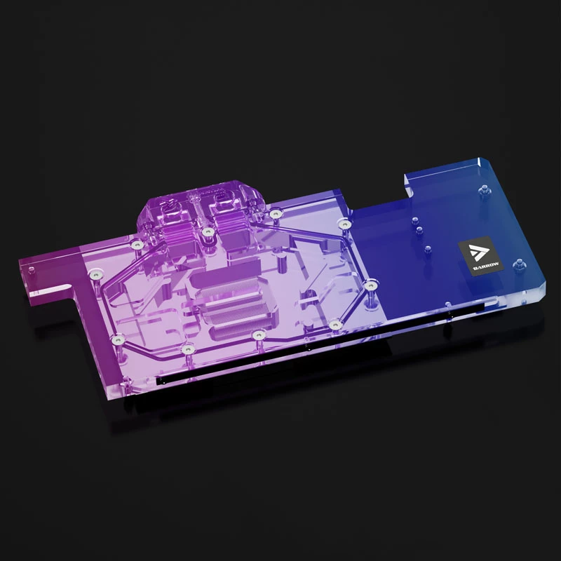 Barrow LRC2.0 pilnas GPU vandens blokas ASUS TUF 3070 Aurora RGB (BS-AST3070-PA2)