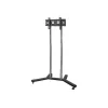 Edbak TR1 mobilus stovas ekranui 190,5 cm (75 inch) Juodas, Nerūdijantis plienas