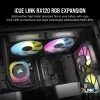 Ventiliatorius Corsair iCUE LINK RX120 RGB 12 cm Juodas 400-2100 RPM