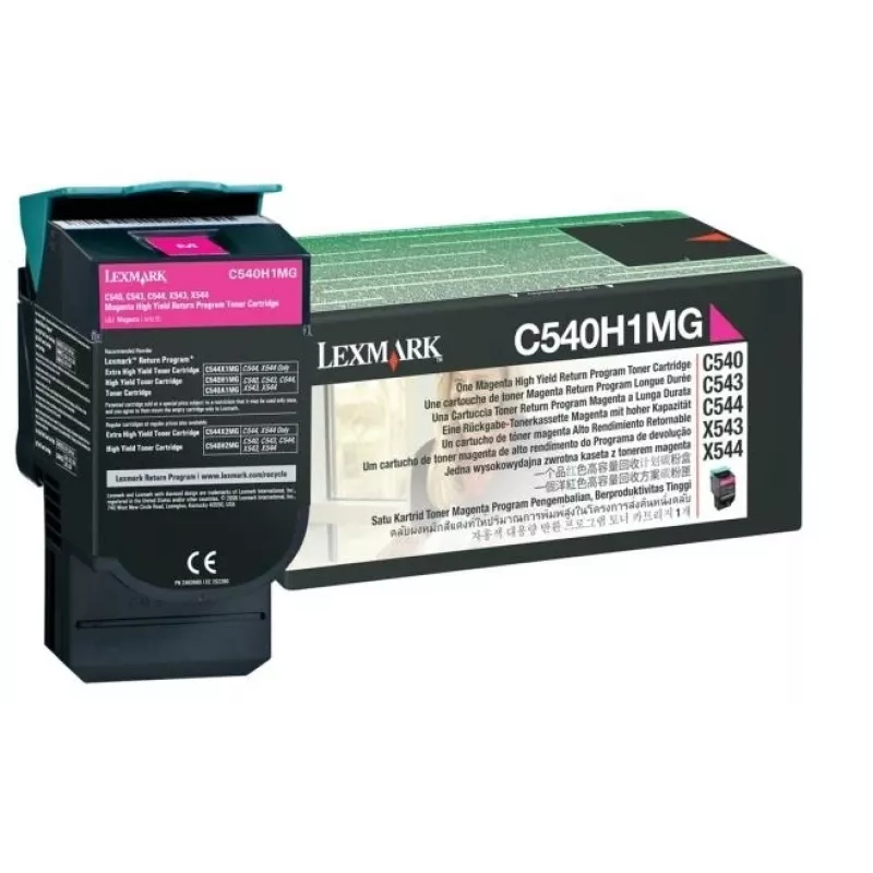 Lexmark C540H1MG - Toner raudonas - skirta C540, C543, C544, C546, X543, X544, X546, X548
