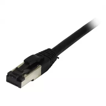 Synergy 21 Patch laidas RJ45, CAT8.1 2000MHz, 0,25 m, juodas, S-STP(S/FTP), TPE(Ultra SuperFlex), AWG26