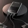 Awei PowerBank P10K 10000 mAh 22,5W Juoda/Juoda