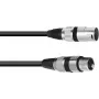 Audio kabelis XLR 3 kontaktų Omnitronic 3022050N 5m Juodas