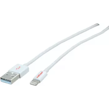 ROLINE - Lightning laidas - Lightning (M) prie USB (M) - 15 cm - Ekranuotas - Baltas - Lietas - Apple iPad/iPhone/iPod (Lightning) (11.02.8326)