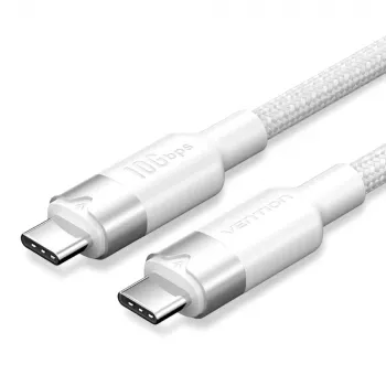 Vention USB 3.2 5A 10Gbps 1m WH USB-C į USB-C laidas