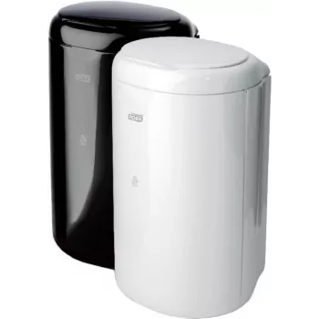 Šiukšlių dėžė Tork B3 5 L, 360×167×200 mm, juoda – kompaktiška sanitarinė dėžė