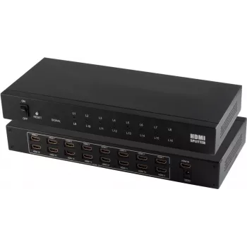 HDMI skirstytuvas ShiverPeaks 05-03016 — 1 įėjimas į 16 išėjimų, palaiko 4K2K
