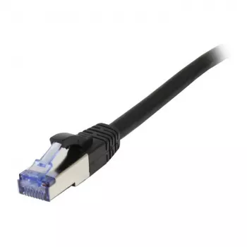 Patch laidas RJ45 - CAT6A 500MHz - 2m - juodas - S-STP(S/FTP) - AWG26 - LSZH - Synergy 21