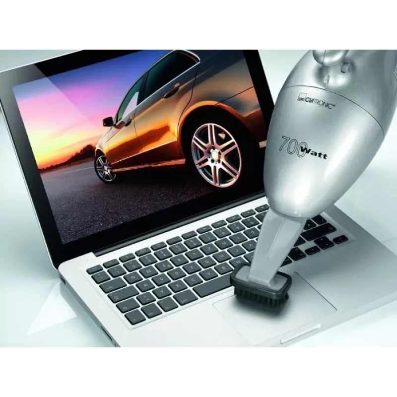 Nešiojamas dulkių siurblys Clatronic HS 2631 pilkas su dulkių maišeliu