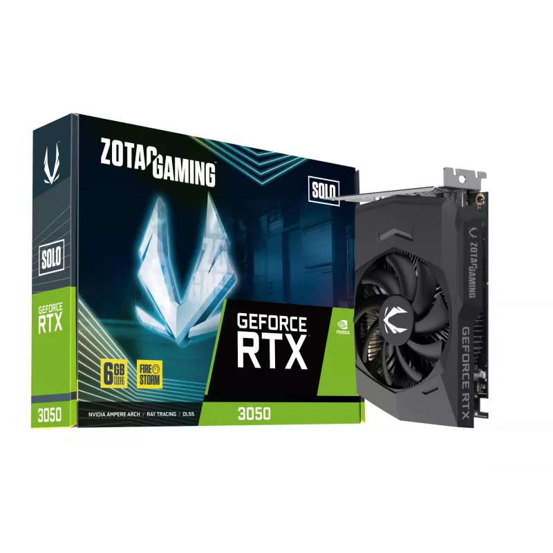 Vaizdo plokštė ZOTAC GAMING GeForce RTX 3050 6 GB GDDR6 Solo