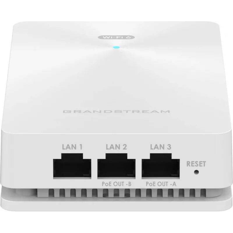 Belaidis prieigos taškas Grandstream GWN7661E — dviejų juostų 2,4/5 GHz, 1201 Mbps, PoE, 3x RJ-45, baltas