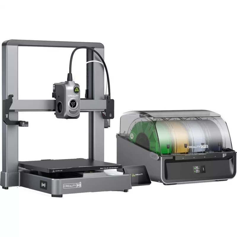3D spausdintuvas Creality Hi Combo dvigubas ekstruderis didelio tikslumo
