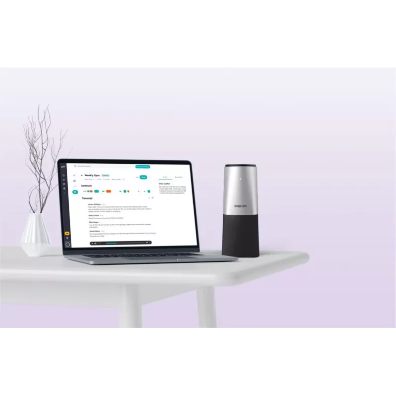 Philips PSE0540 Bluetooth konferencinis garsiakalbis juodas, pilkas 5.0