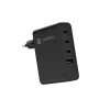 NATEC NUC-2234 sieninis įkroviklis nešiojamam kompiuteriui ir telefonui, juodas, 100 W, greitasis įkrovimas