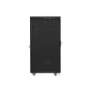 Stacionarus 19 inch serverio spintos rėmas 27U 600x800 mm juodas su perforuotomis durimis ir LCD ekranu (plokščia pakuotė)