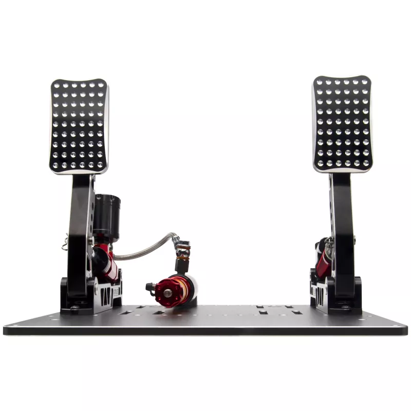 Simagic P2000 Hidraulinis 2 pedalų rinkinys, 100KG apkrovos daviklis - Crimson Edition