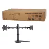 Monitorio laikiklis LOGILINK BP0099 2 ekranams, iki 81,3 cm (32 colių), VESA 75x75–100x100, max 8 kg, juodas