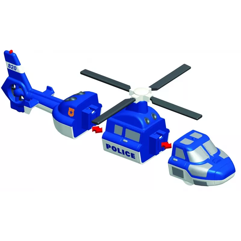 Policijos mašinų rinkinys Popular Playthings Mix or Match Vehicles Police