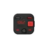 SAVIO FM siųstuvas, Bluetooth 5.3, QC 3.0 įkroviklis, LED ekranas, Bass Boost, TR-15, juodas