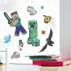 Paladone Minecraft PP13105MCF lipnūs langų lipdukai – daugkartiniai dekoratyviniai lipdukai langams ir lygiems paviršiams