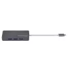 SilverStone SST-EP14C – USB 3.1 Type-C Gen1 į HDMI, 3x USB 3.1 Gen 1 Type-A, 1x USB 3.1 Gen 1 Type-C (PD 2.0 įkrovimas)