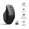 Pelė Keychron M6 dešinei rankai universali — optinė, RF + Bluetooth + USB-C, 30000 DPI, juoda