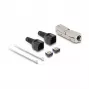 DeLOCK RJ45 jungtis LSA į LSA Cat.6A be įrankių, juoda