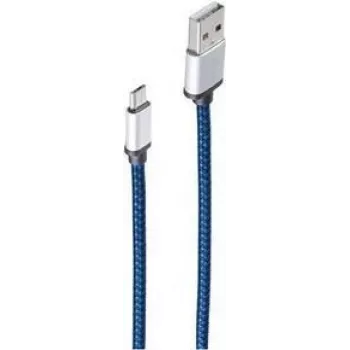 ShiverPeaks BS14-50020 USB laidas 0,9 m – USB A – Micro-USB B – USB 2.0 – 480 Mbit/s – Mėlynas