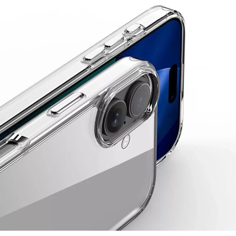Nevox StyleShell Flex dėklas iPhone 17 6,3 colio, permatomas