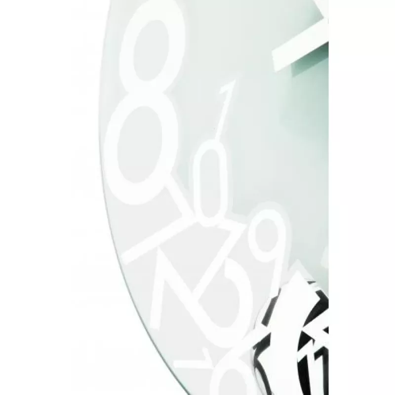 NeXtime klok 8115 Dropped, Ø43 cm, sieninis, sidabrinis