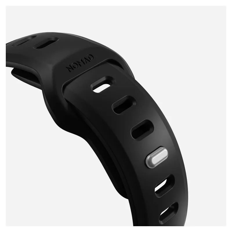 Nomad Tempo Band Black Rubber 20 mm – laikrodžio dirželis juodas