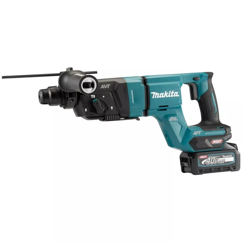 Akumuliatorinis kombinuotasis plaktukas MAKITA HR007GM201 XGT, 40 V, su 2 ličio jonų akumuliatoriais 4,0 Ah
