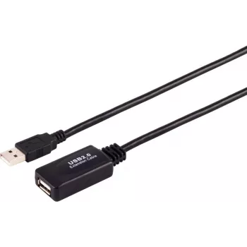 USB kabelis ShiverPeaks S/CONN 13-26085 USB 2.0 15 m USB A juodas