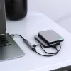 Qoltec 53790 USB-C 3.1 5in1 adapteris – USB-C PD, USB-C, 2x USB 2.0, USB 3.0