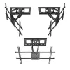 TV laikiklis MACLEAN MC-789 32–85 colių ekranams, VESA 400x200, pakreipiamas, 60 kg, juodas