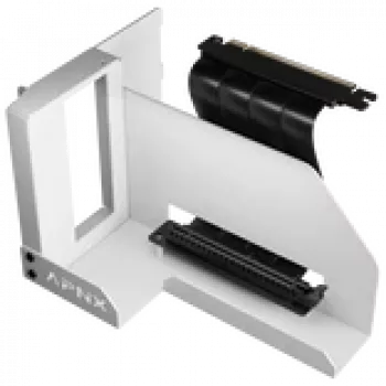APNX Vertical GPU Mounting Kit GAZU-1045 White – vertikalus GPU laikiklis baltas